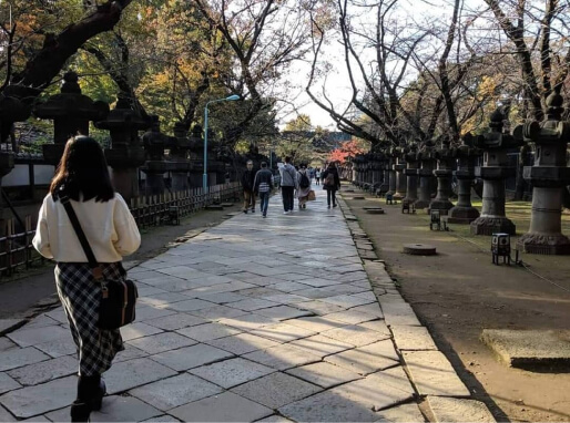 Me walking on a street in Japan