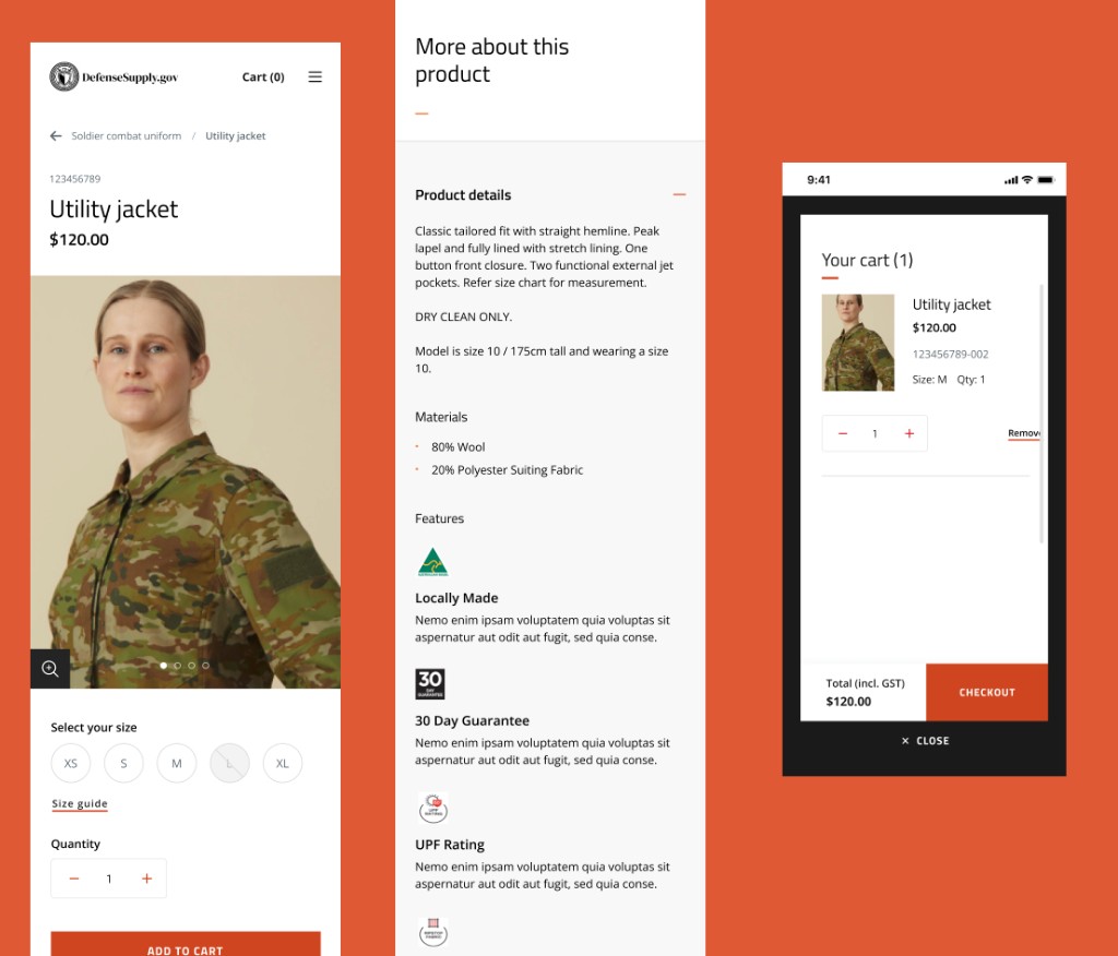 Hybrid checkout flow showing allocation and self-purchase states