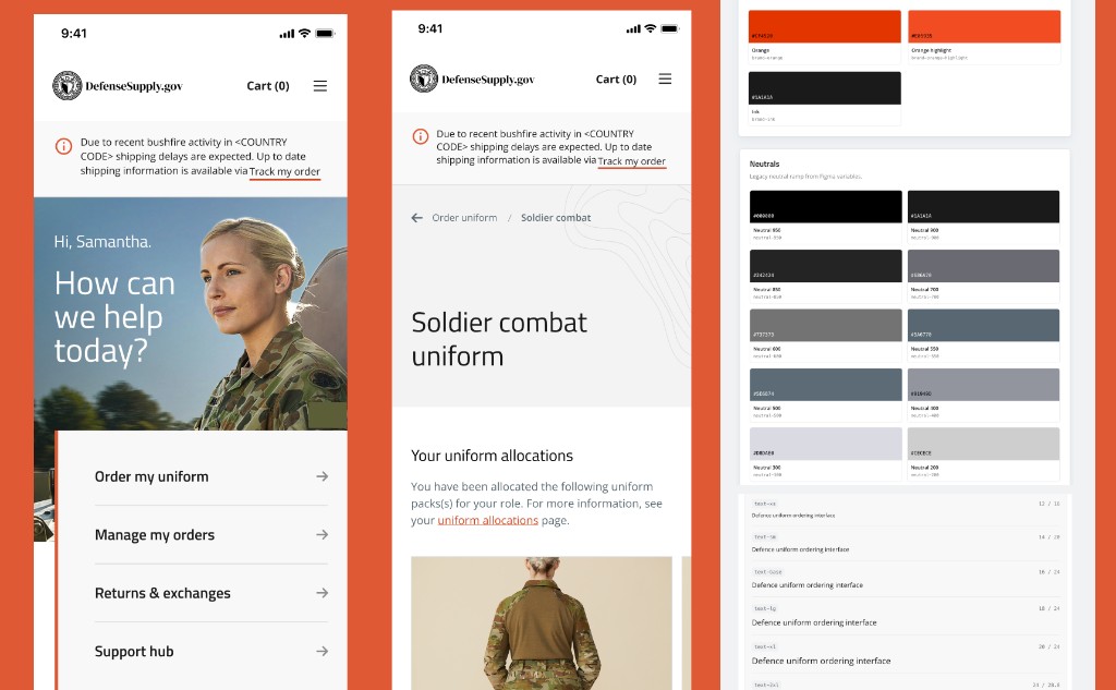 A preview of the DefenseSupply.gov mobile procurement experience